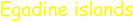 Egadine islands